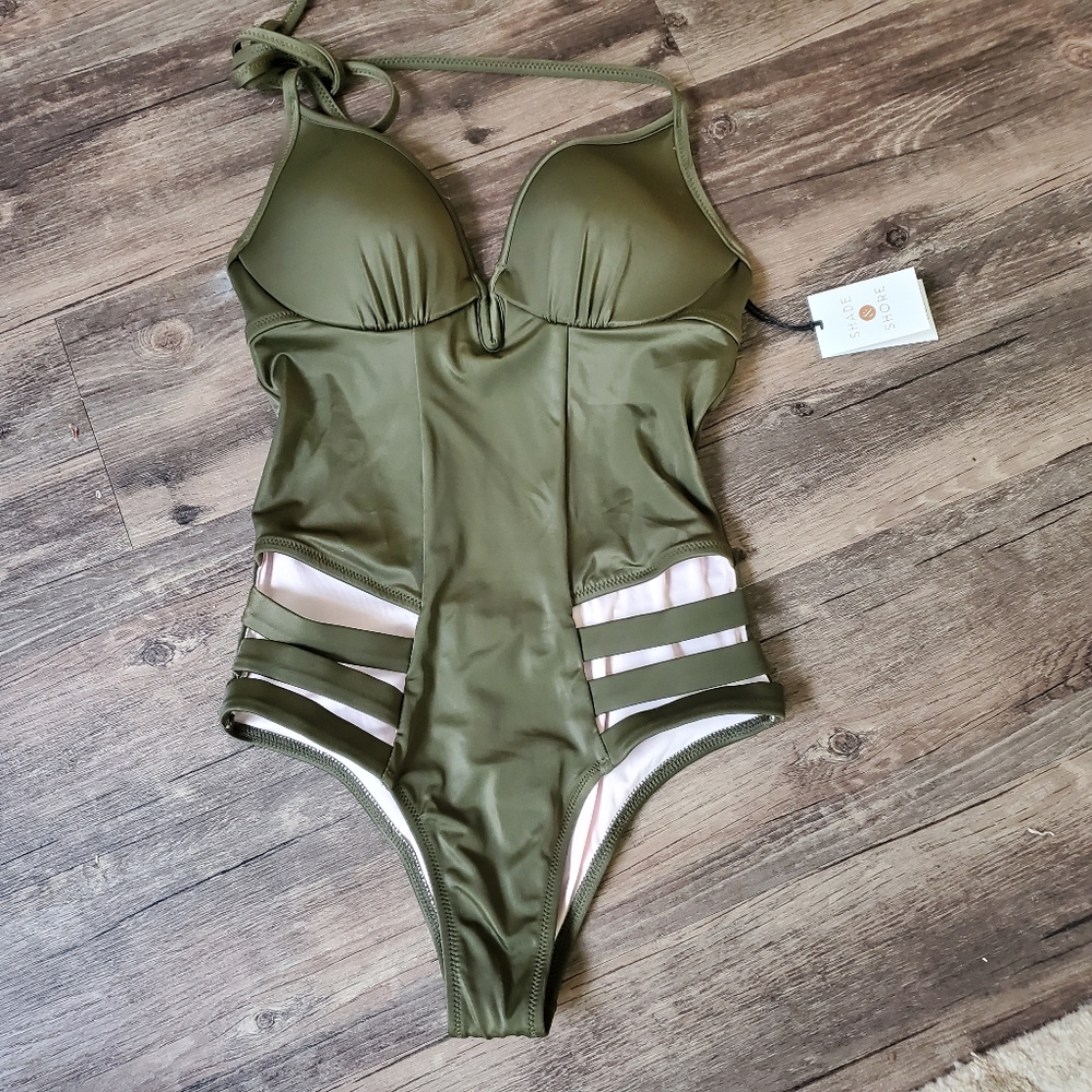 Shade Shore Olive Bathing Suit